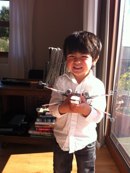 The X-wing is here Mama!